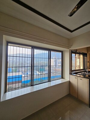 Balcony in 2 BHK Apartment at Marathon Cosmos, Mulund West – for Rent