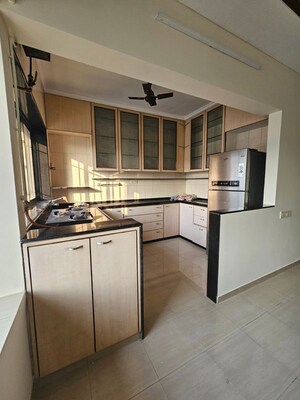 Kitchen in 2 BHK Apartment at Marathon Cosmos, Mulund West – for Rent