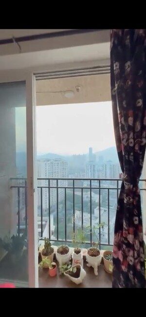 Balcony in 1 BHK Apartment at Vijay Orovia, Ghodbunder Road – for Rent