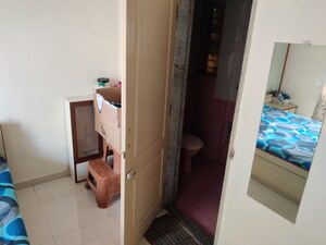Bathroom in 1 BHK Apartment at Keshav Shristi CHS, Bhandup West – for Sale