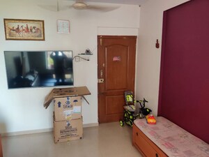 Living Room in 1 BHK Apartment at Keshav Shristi CHS, Bhandup West – for Sale