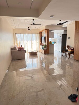 Living Room in 2 BHK Apartment at Kasturi Regius, Kharghar Sector 12 – for Rent