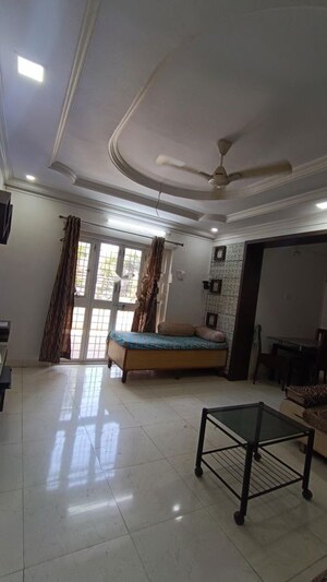 Living Room in 2 BHK Apartment at Laxmi Vridavan, Pimple Saudagar – for Rent
