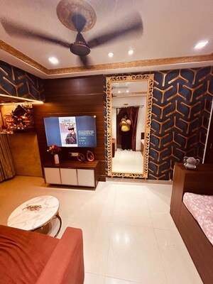 Living Room in 2 BHK Apartment at Gokul Dham CHS, Goregaon East – for Sale