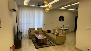 Living Room in 3 BHK Apartment at Artique Uptown Skylla, International Airport Road – for Rent