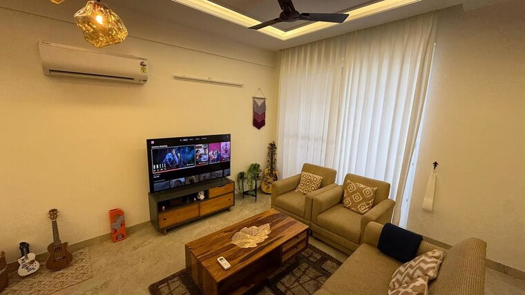 Living Room, artique-uptown-skylla 3 Bedroom 1850 Sq.Ft. Apartment In International Airport Road Zirakpur 10257829