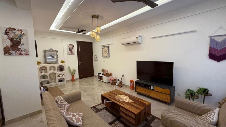 Living Room, artique-uptown-skylla 3 Bedroom 1850 Sq.Ft. Apartment In International Airport Road Zirakpur 10257829