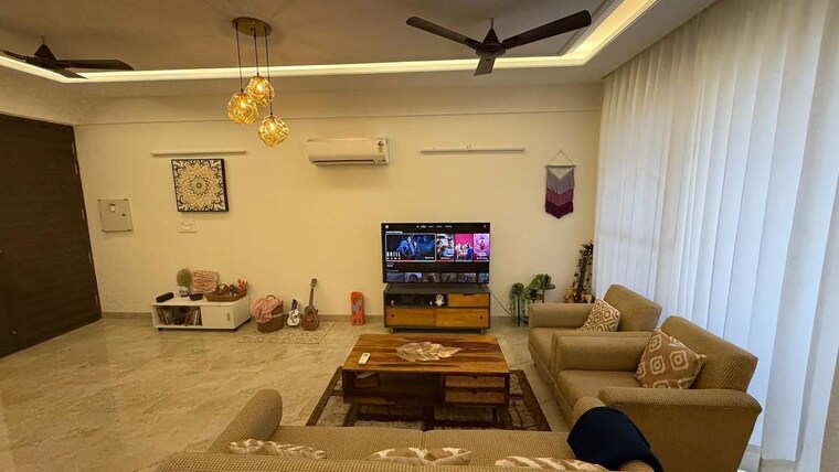 Living Room, artique-uptown-skylla 3 Bedroom 1850 Sq.Ft. Apartment In International Airport Road Zirakpur 10257829