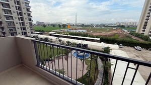 Balcony in 3 BHK Apartment at Artique Uptown Skylla, International Airport Road – for Rent