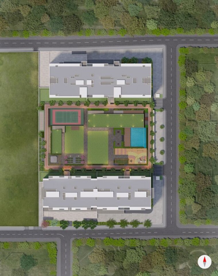 Master Plan, solitaire-kothrud 3 Bedroom 1310 Sq.Ft. Apartment In Kothrud Pune 10256989