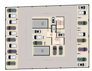 Floor Plan in 2 BHK Apartment at Kharghar – for Sale