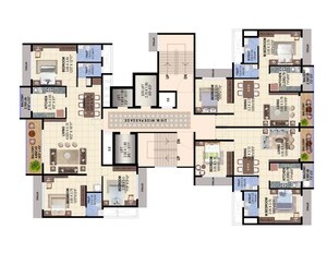 Floor Plan in 2 BHK Apartment at Kharghar – for Sale