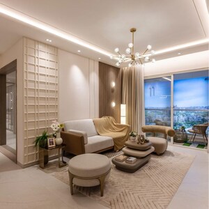 Living Room in 3 BHK Apartment at Samridhi Daksh Avenue, Sector 150 – for Sale