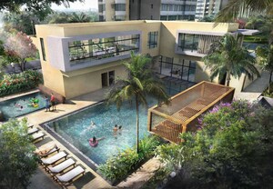 Balcony in 3 BHK Apartment at Kalpataru Crest, Bhandup West – for Sale