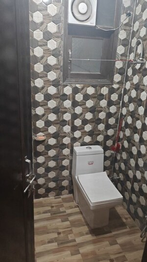 Bathroom in 1 BHK Builder Floor at Chattarpur – for Rent