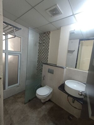 Bathroom in 3 BHK Apartment at Panchsheel Greens, Sector 16 Greater Noida – for Rent