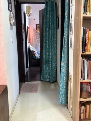 Living Room in 1 BHK Apartment at Manavsthal Heights, Andheri East – for Sale