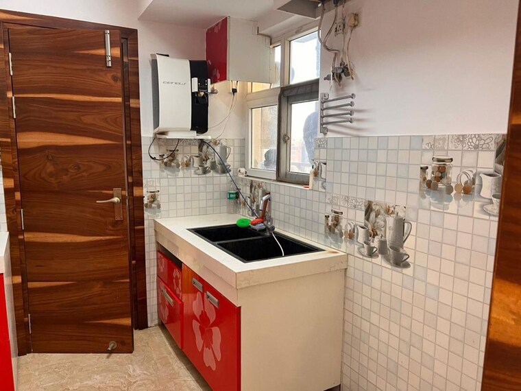 Kitchen, hasanpur 2 Bedroom 554 Sq.Ft. Builder Floor In Hasanpur Delhi 10258219