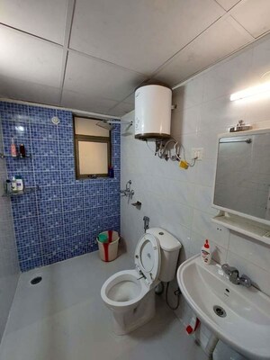 Bathroom in 2 BHK Apartment at Supertech Ecovillage II, Sector 16b Greater Noida – for Rent