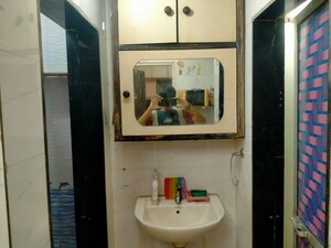 Bathroom in 2 BHK Apartment at Goregaon West – for Rent