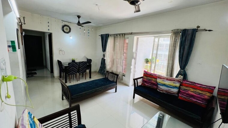 Living Room, goyal-my-home-mh-14 2.5 Bedroom 870 Sq.Ft. Apartment In Punawale Pune 10258376