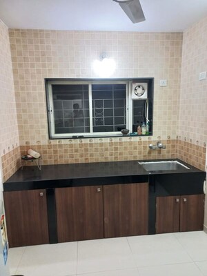 Kitchen in 1 BHK Apartment at Popular Colony Apartment, Warje – for Rent