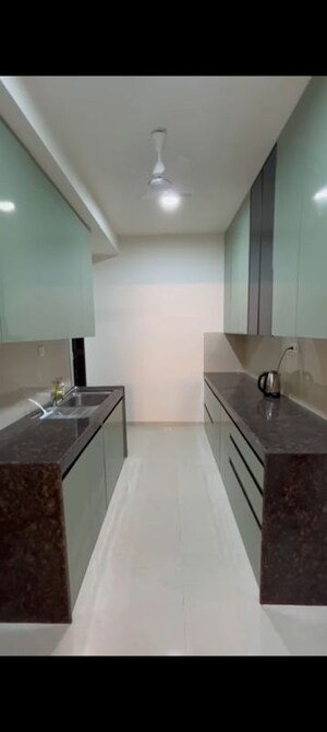 Kitchen in 3 BHK Apartment at L&T Seawoods Residences Phase 2, Seawoods – for Rent