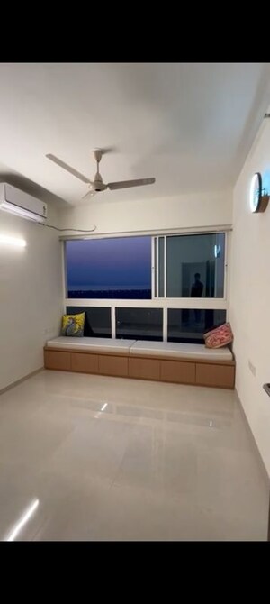 Living Room in 3 BHK Apartment at L&T Seawoods Residences Phase 2, Seawoods – for Rent