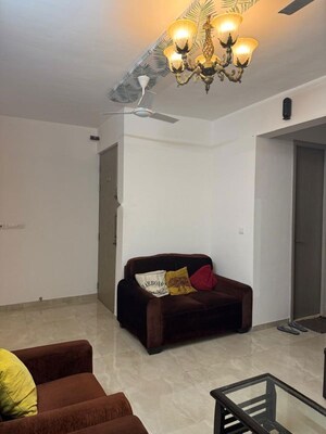 Living Room in 2 BHK Apartment at Sheth Vasant Oasis, Andheri East – for Rent