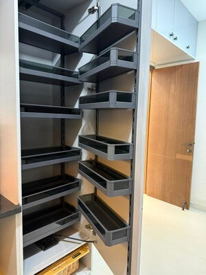 Staircase in 3 BHK Apartment at Sri Aditya Athena, Shaikpet – for Rent