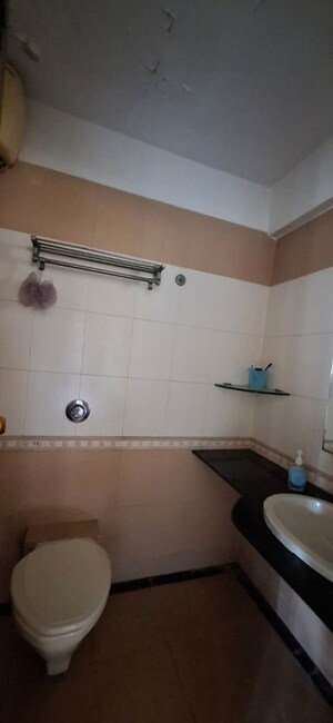 Bathroom in 3 BHK Apartment at Neelkanth Gardens, Chembur – for Rent
