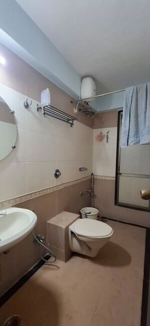 Bathroom in 3 BHK Apartment at Neelkanth Gardens, Chembur – for Rent