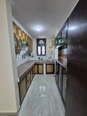 Building Lobby in 3 BHK Builder Floor at Saket – for Rent