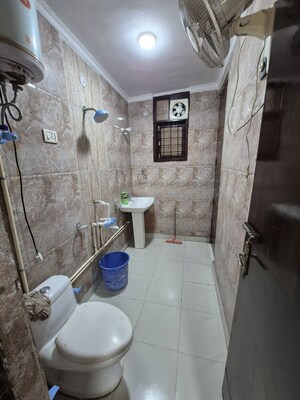 Bathroom in 3 BHK Builder Floor at Saket – for Rent