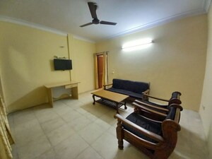Living Room in 1 BHK Builder Floor at Dayanand Colony – for Rent