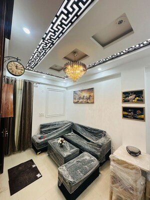 Living Room in 2 BHK Builder Floor at Knowledge Park V Greater Noida – for Sale