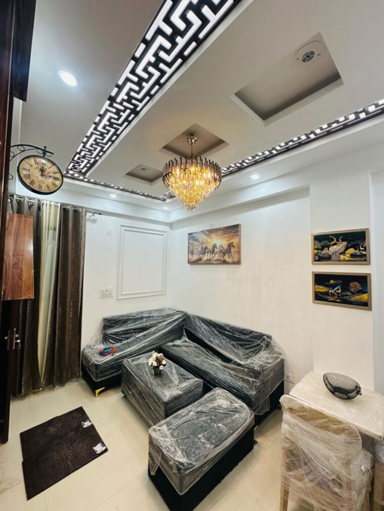 Living Room, knowledge park v greater noida 2 Bedroom 1090 Sq.Ft. Builder Floor In Knowledge Park V Greater Noida Greater Noida 10259499