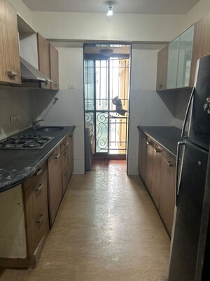 Kitchen in 3 BHK Apartment at Lake Primrose, Powai – for Rent
