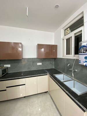 Kitchen in 3 BHK Builder Floor at Motia Blue Ridge, Dhakoli – for Rent