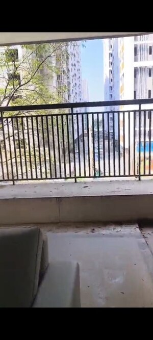 Balcony in 3 BHK Apartment at Goyal Orchid Greenfield, Bopal – for Rent