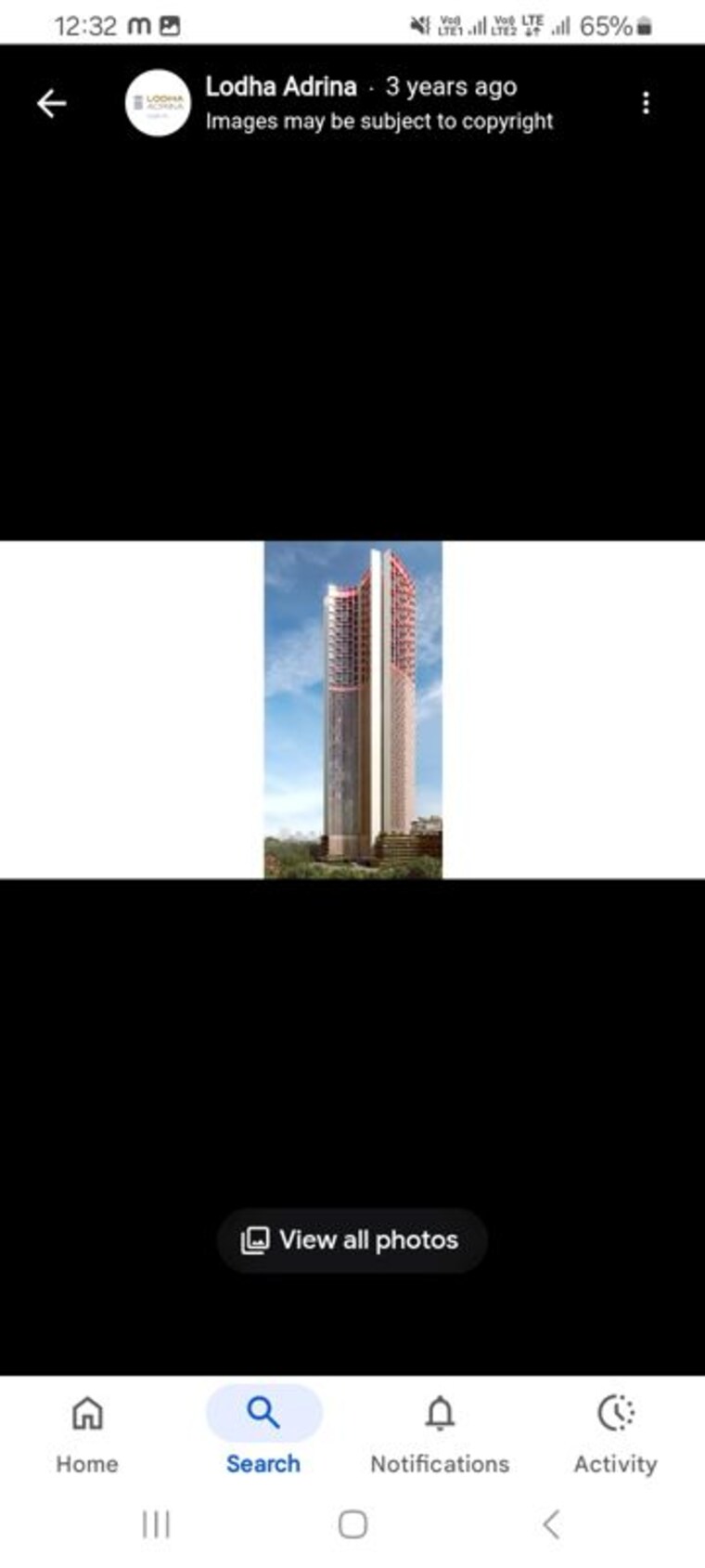Room, lower parel 3 Bedroom 1162 Sq.Ft. Apartment In Lower Parel Mumbai 10260012