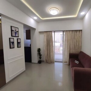 Living Room in 1 BHK Apartment at Seven Eleven Apna Ghar Phase III, Mira Road – for Sale