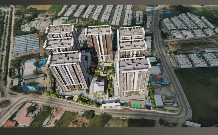 Exterior View, vision-arsha 3 Bedroom 1625 Sq.Ft. Apartment In Tellapur Hyderabad 10260104