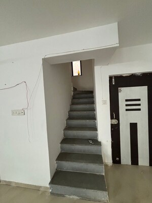 Staircase in 4 BHK Penthouse at Vastrapur – for Rent