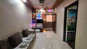 Living Room in 4 BHK Apartment at Mohan Heights, Kalyan West – for Sale