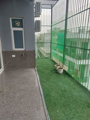 Balcony in 3 BHK Builder Floor at Sector 55 – for Rent