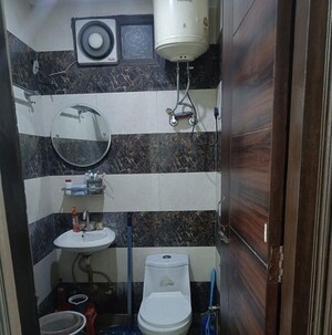 Bathroom in 1 BHK Builder Floor at Govindpuri – for Rent
