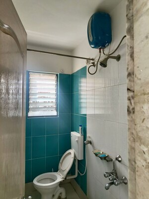 Bathroom in 2.5 BHK Apartment at Adi Horizons, Wakad – for Rent