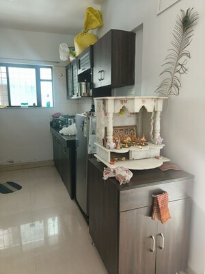 Kitchen in 2.5 BHK Apartment at Adi Horizons, Wakad – for Rent