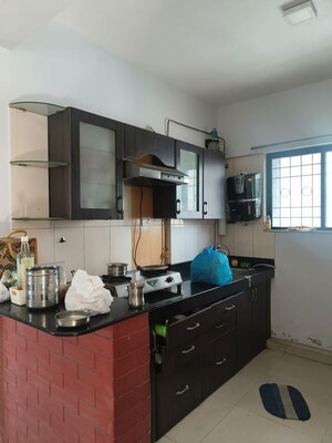 Kitchen in 2.5 BHK Apartment at Adi Horizons, Wakad – for Rent